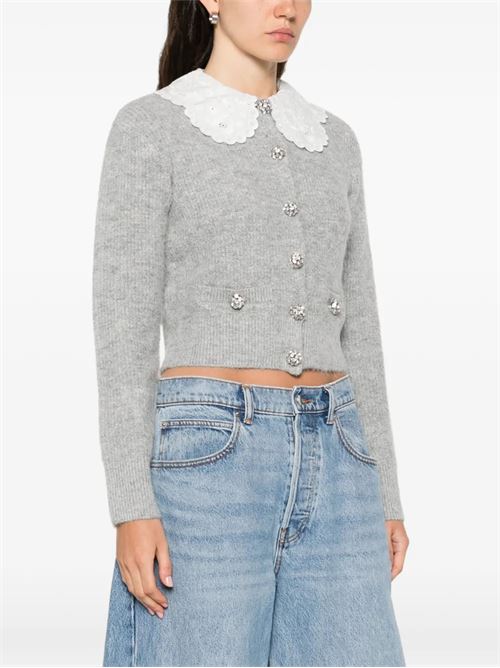Cardigan con bottoni SELF PORTRAIT | RS26123CGREY